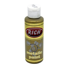 Rich Metalik Akrilik Boya 120 cc. 772 KOYU ALTIN - Rich