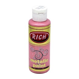 Rich Metalik Akrilik Boya 120 cc. 782 ŞEKER PEMBE - Rich