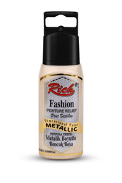 Rich Metalik Boyutlu Boya 60 cc. 595 İNCİ BEYAZI - Rich