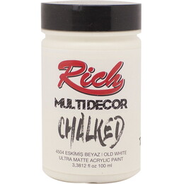 Rich Multi Decor Chalked Akrilik Boya 100 cc. 4504 ESKİMİŞ BEYAZ - 1