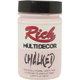 Rich Multi Decor Chalked Akrilik Boya 100 cc. 4520 PUSLU PEMBE - Rich