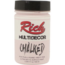 Rich Multi Decor Chalked Akrilik Boya 100 cc. 4520 PUSLU PEMBE - 1