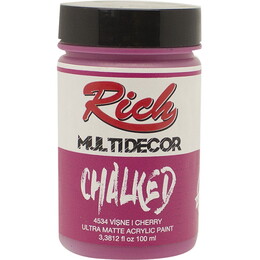 Rich Multi Decor Chalked Akrilik Boya 100 cc. 4534 VİŞNE - Rich