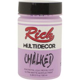 Rich Multi Decor Chalked Akrilik Boya 100 cc. 4540 ROYAL LİLA - Rich