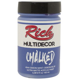 Rich Multi Decor Chalked Akrilik Boya 100 cc. 4544 ODEON MAVİ - 1