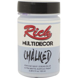 Rich Multi Decor Chalked Akrilik Boya 100 cc. 4548 EGE MAVİ - 1