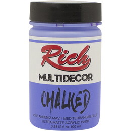 Rich Multi Decor Chalked Akrilik Boya 100 cc. 4552 AKDENİZ MAVİ - Rich