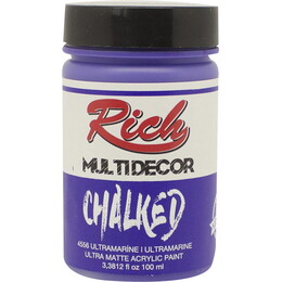 Rich Multi Decor Chalked Akrilik Boya 100 cc. 4556 ULTRAMARINE - Rich