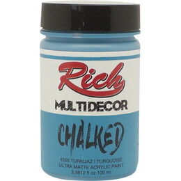Rich Multi Decor Chalked Akrilik Boya 100 cc. 4558 TURKUAZ - Rich