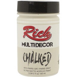 Rich Multi Decor Chalked Akrilik Boya 100 cc. 4574 PARİS GRİ - Rich