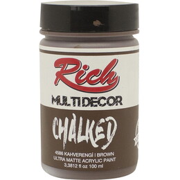Rich Multi Decor Chalked Akrilik Boya 100 cc. 4586 KAHVERENGİ - 1