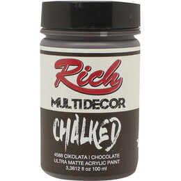 Rich Multi Decor Chalked Akrilik Boya 100 cc. 4588 ÇİKOLATA - Rich