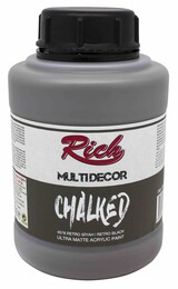 Rich Multi Decor Chalked Akrilik Boya 1750 gr. 4578 RETRO SİYAH - Rich