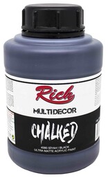 Rich Multi Decor Chalked Akrilik Boya 1750 gr. 4580 SİYAH - Rich