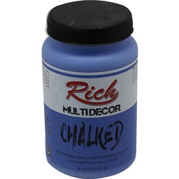 Rich Multi Decor Chalked Akrilik Boya 250 cc. 4552 AKDENİZ MAVİ - Rich