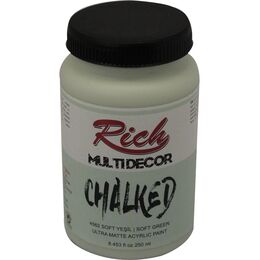 Rich Multi Decor Chalked Akrilik Boya 250 cc. 4562 SOFT YEŞİL - 1