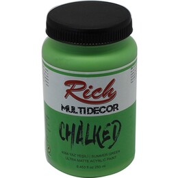 Rich Multi Decor Chalked Akrilik Boya 250 cc. 4564 YAZYEŞİLİ - Rich