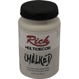 Rich Multi Decor Chalked Akrilik Boya 250 cc. 4574 PARİS GRİ - 1
