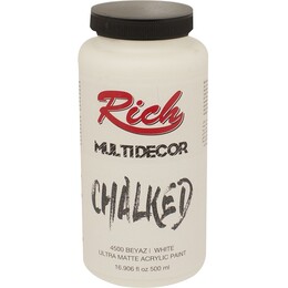 Rich Multi Decor Chalked Akrilik Boya 500 cc. 4500 BEYAZ - Rich