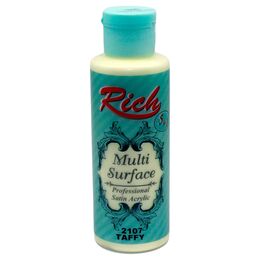 Rich Multi Surface Her Yüzey İçin Akrilik Boya 120 cc. 2107 TAFFY - 1