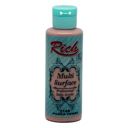 Rich Multi Surface Her Yüzey İçin Akrilik Boya 120 cc. 2148 PUDRA PEMBE - Rich