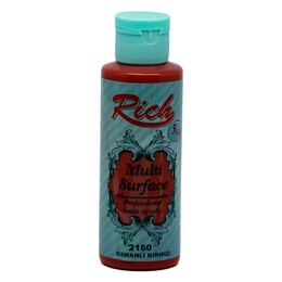 Rich Multi Surface Her Yüzey İçin Akrilik Boya 120 cc. 2160 OSMANLI KIRMIZI - 1