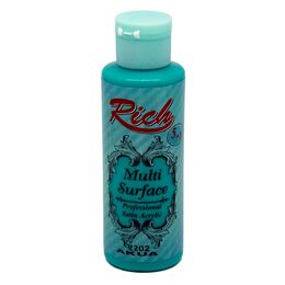 Rich Multi Surface Her Yüzey İçin Akrilik Boya 120 cc. 2202 AQUA - 1