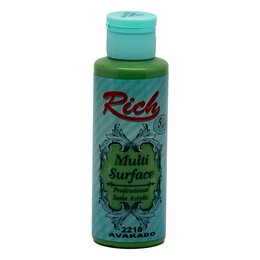 Rich Multi Surface Her Yüzey İçin Akrilik Boya 120 cc. 2218 AVAKADO - 1