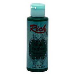 Rich Multi Surface Her Yüzey İçin Akrilik Boya 120 cc. 2222 YAĞ YEŞİLİ - 1