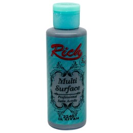 Rich Multi Surface Her Yüzey İçin Akrilik Boya 120 cc. 2240 İS SİYAH - Rich