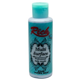 Rich Multi Surface Her Yüzey İçin Akrilik Boya 120 cc. 2248 PUDRA MAVİ - Rich