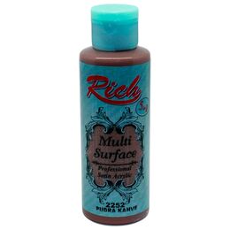 Rich Multi Surface Her Yüzey İçin Akrilik Boya 120 cc. 2252 PUDRA KAHVE - 1