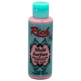 Rich Multi Surface Her Yüzey İçin Akrilik Boya 120 cc. 2276 YABAN GÜLÜ - Rich