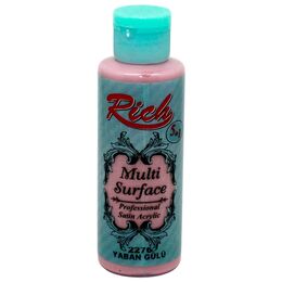 Rich Multi Surface Her Yüzey İçin Akrilik Boya 120 cc. 2276 YABAN GÜLÜ - 1