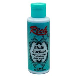 Rich Multi Surface Her Yüzey İçin Akrilik Boya 120 cc. 2292 GÖZDE MAVİ - 1