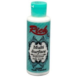 Rich Multi Surface Her Yüzey İçin Akrilik Boya 120 cc. 2298 KAR TANESİ - Rich
