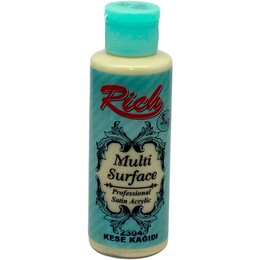 Rich Multi Surface Her Yüzey İçin Akrilik Boya 120 cc. 2304 KESE KAĞIDI - Rich