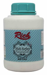 Rich Multi Surface Her Yüzey İçin Akrilik Boya 1750 gr. 2100 BEYAZ - Rich