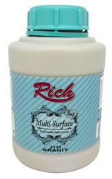 Rich Multi Surface Her Yüzey İçin Akrilik Boya 1750 gr. 2110 GRANİT - Rich