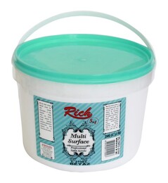 Rich Multi Surface Her Yüzey İçin Akrilik Boya 2500 ml. 2100 BEYAZ - Rich