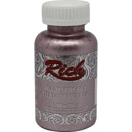 Rich Multi Surface Titanium Metalik Boya 200 cc. 2556 TOZ PEMBE - Rich