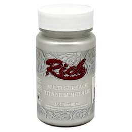 Rich Multi Surface Titanium Metalik Boya 90 cc. 2500 İNCİ - Rich
