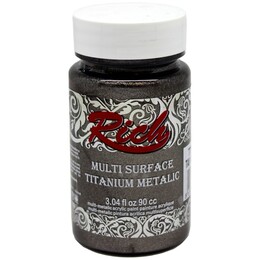 Rich Multi Surface Titanium Metalik Boya 90 cc. 2542 TAŞ GRİ - Rich