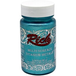 Rich Multi Surface Titanium Metalik Boya 90 cc. 2574 ŞEKER MAVİ - Rich