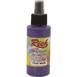 Rich New Fashion Sprey Kumaş Boyası 100 cc. 1520 MOR - Rich