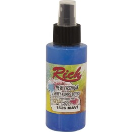 Rich New Fashion Sprey Kumaş Boyası 100 cc. 1526 MAVİ - Rich
