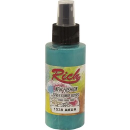 Rich New Fashion Sprey Kumaş Boyası 100 cc. 1538 AQUA - Rich