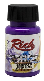 Rich Opak Kumaş Boyası 50 cc. 3010 MOR - Rich