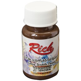 Rich Opak Kumaş Boyası 50 cc. 3011 KAHVERENGİ - Rich