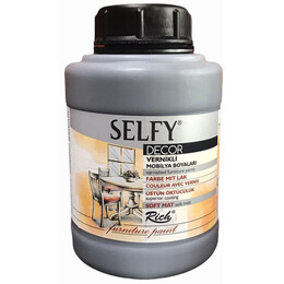 Rich Selfy Decor Vernikli Boya 1250 cc 12870 ROYAL GRİ - Rich